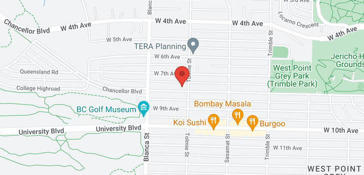 map of 4609 W 8TH AVENUE